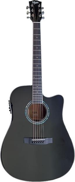 Actual product image V-tone VEAG1 CE BK gitara elektroakustyczna 4/4 dr (Electric guitars set)