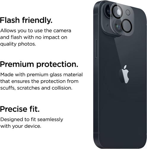 Actual product image Eiger Mountain Glass Lens (1 Piece, Apple iPhone 13)