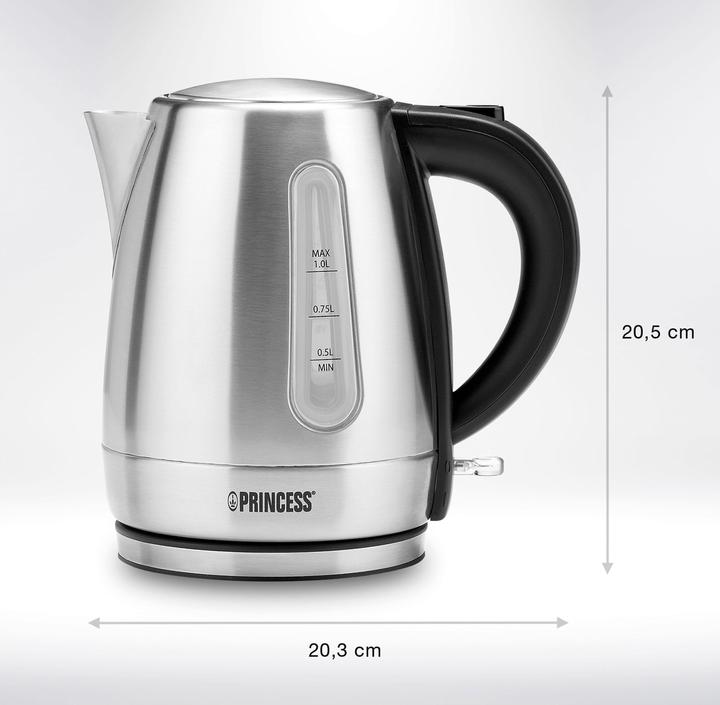 Actual product image Princess Kettle 236023 in stainless steel (1 l)
