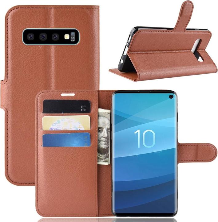 Actual product image Cover-Discount Leather case cover with card slots (Samsung Galaxy S10)