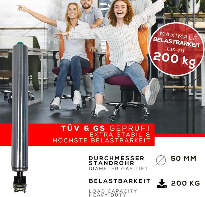 Image du produit MyNeeed Gasdruckfeder Ersatz für Bürostuhl