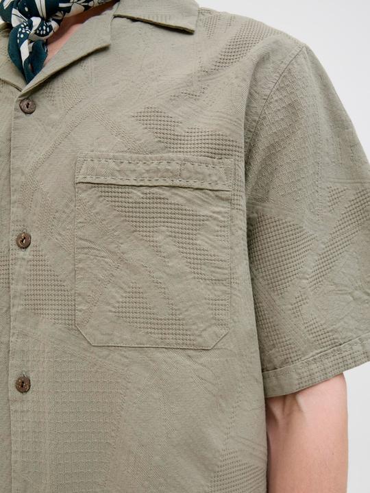 Produktbild Jack & Jones Jprbluluke Jacquard Resort S/S Shirt Ln (XL)