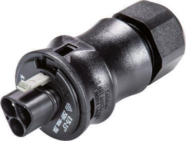 Produktbild Anschluss Gesis IP68 2PoloS M Luft Cepo schwarz Presse 6 – 10 mm. Inklusive 100 Teile