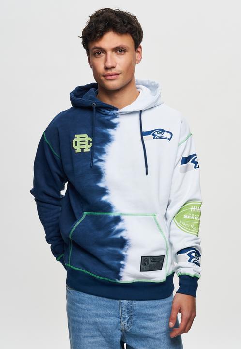 Immagine prodotto Recovered Felpa con cappuccio in pile Re:covered - INK DYE Seattle Seahawks (XL)