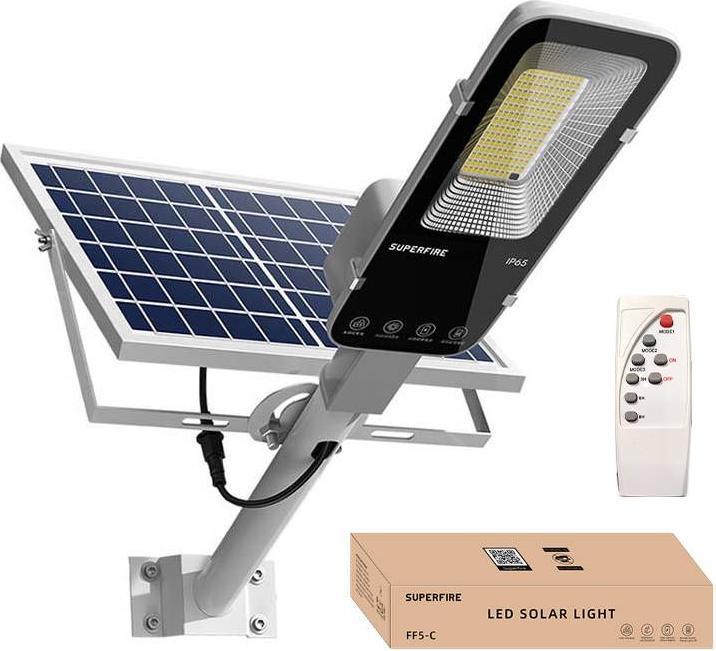 Superfire Lampa Solarna FF5-C, 263W, 1200lm, 15000mAh