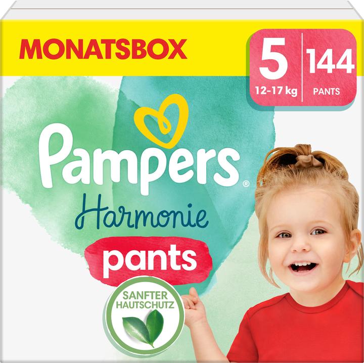 Pampers Harmonie Pants (Gr. 5, Monatsbox, 144 Stück)