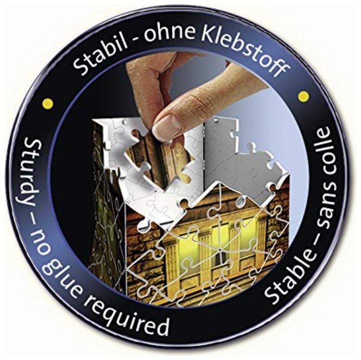Productafbeelding Ravensburger 3D puzzel Vrijheidsbeeld Nacht Editie (108 onderdelen)