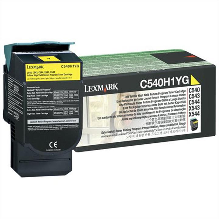 Actual product image Lexmark C540h1yg (Y)