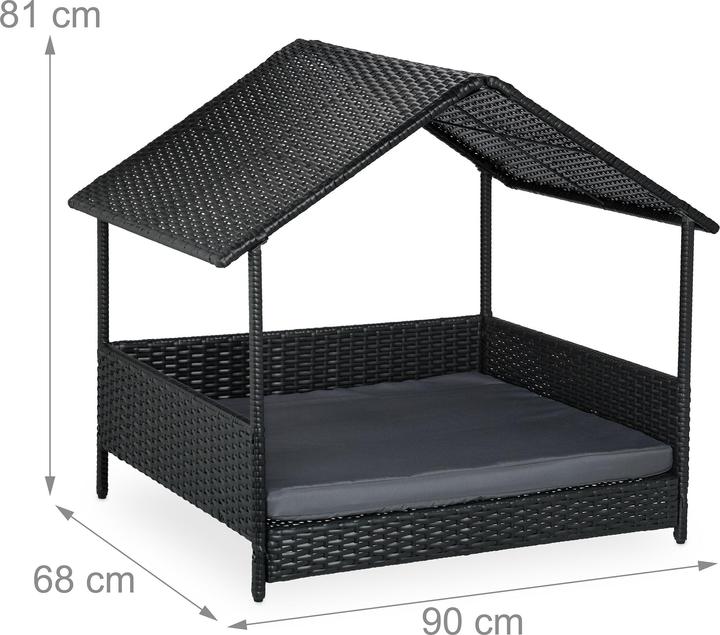 Actual product image Relaxdays Dog cot (Dog)