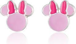 Disney Beautiful Steel Earrings Minnie Mouse Mini Es00103sl.Cs
