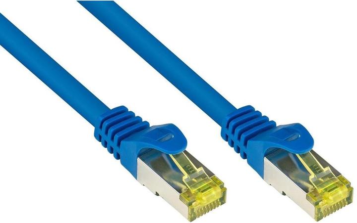 Image du produit Good Connections Câble patch RJ45 avec câble brut Cat.7 et protection de nez de verrouillage (RNS®), S/FTP, PiMF (S/FTP, CAT7, 30 m)