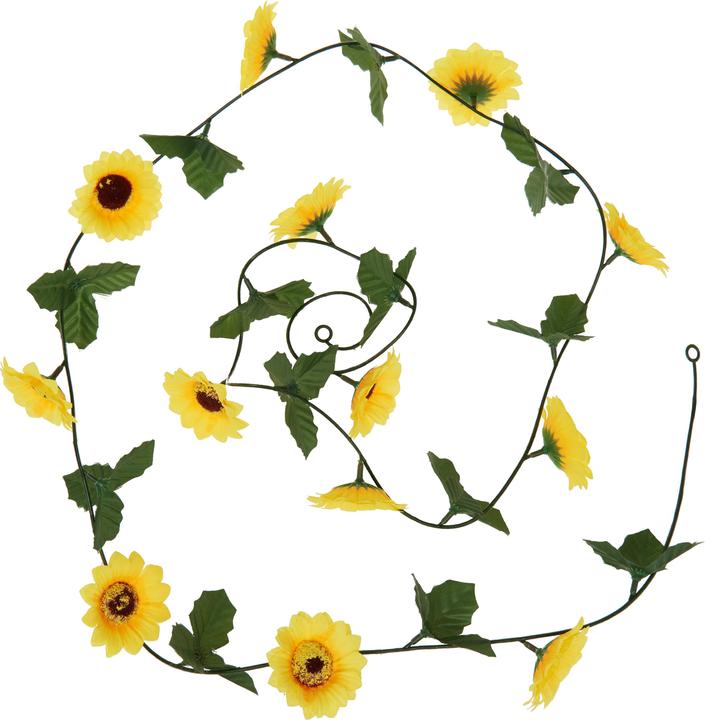 Produktbild VBS Sonnenblumen Girlande, L 200 cm, Kunststoff / Textil