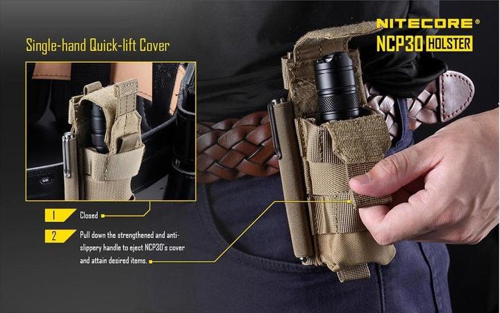 Produktbild Nitecore Nylonholster NCP30 - schwarz