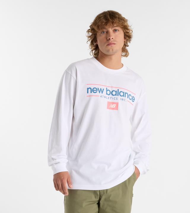Actual product image New Balance Relaxed Linear Athletics Long Sleeve (XXL)