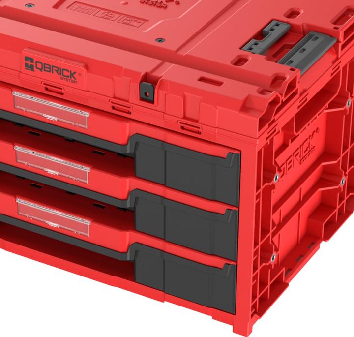 Produktbild Qbrick Werkzeugbox mit Schubladen System ONE 2.0 DRAWER 3 TOOLBOX EXPERT RED Ultra HD Custom