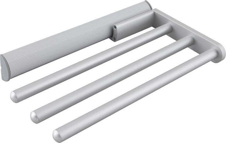 Actual product image Grimme Tea towel pull-out Eris 3-arm 300 mm natural anodised aluminium (1 pcs.)