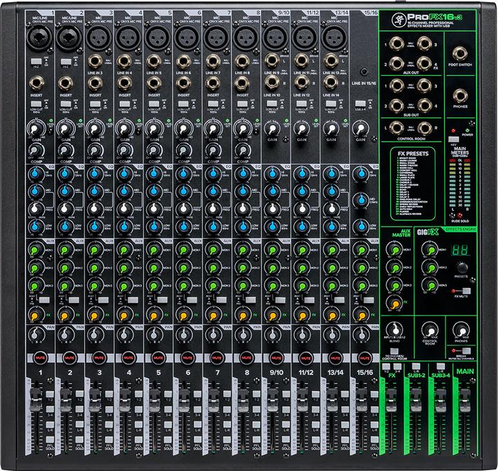 Image du produit Mackie ProFX16v3 (Studio et mixeur live)