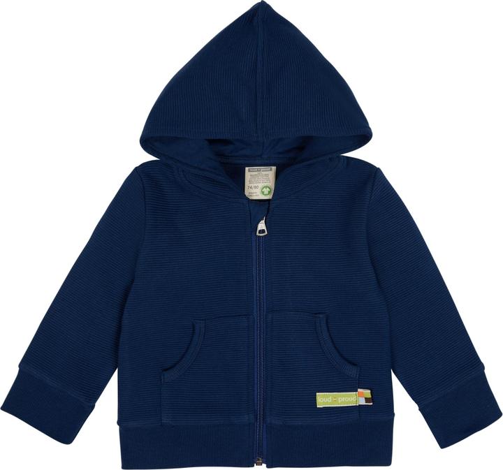 loud + proud Kapuzenjacke Rippenstruktur