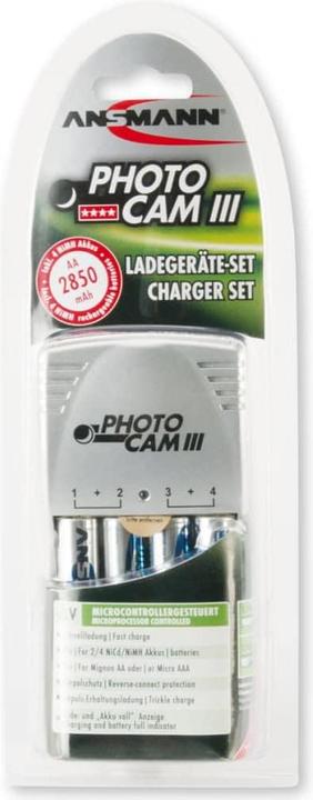 Actual product image Ansmann Photocam III (4 pcs., AA, 2850 mAh, Battery + charger)