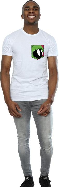 Produktbild Looney Tunes Marvin The Martian Face Faux Pocket TShirt (XL)