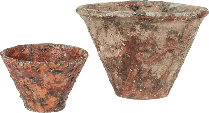Immagine prodotto Opiflor Vaso per piante con ottica in resina marrone/terracotta (10 cm)