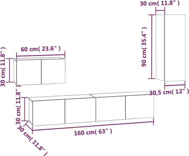 Immagine prodotto VidaXL Arian (80 x 30 x 30 cm)