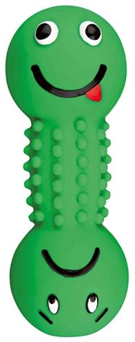 Actual product image Trixie Smiley dumbbell latex with squeaker 19cm (Snack bag dog)