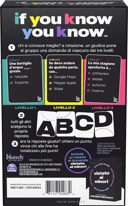 Image du produit Spin Master PARTY GAMES If you know you know