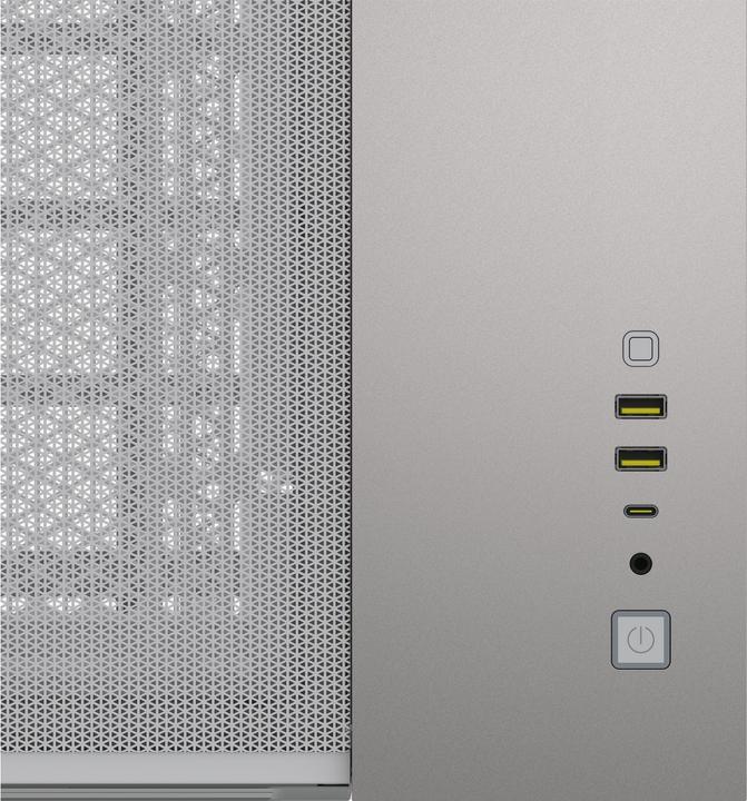 Immagine prodotto Corsair 2500X (bianco/alluminio, vetro temperato x 2) (mATX, Mini-ITX, ATX)