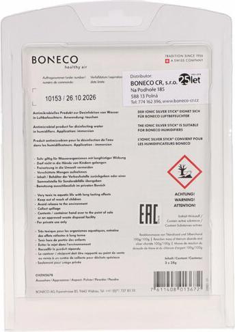 Actual product image Boneco Ionic Silver Stick A7017 (1 x)
