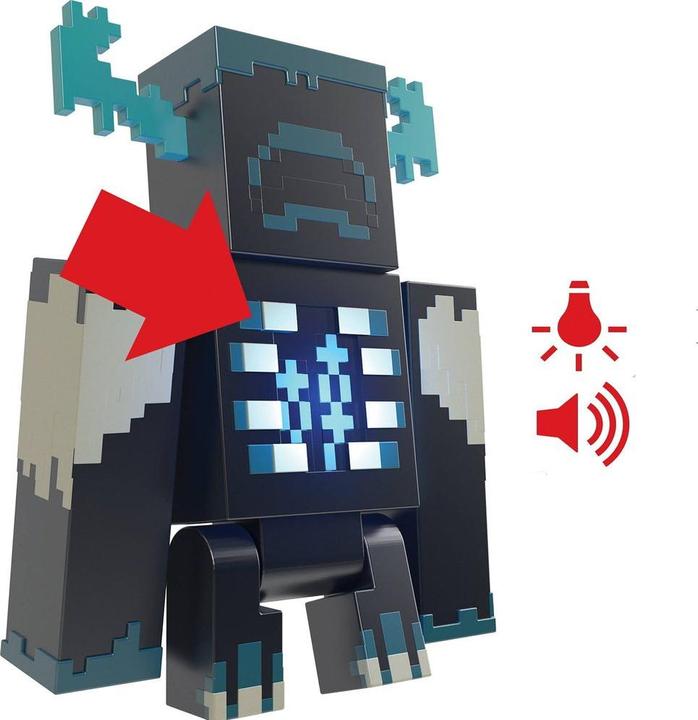 Actual product image Minecraft WARDEN Figure