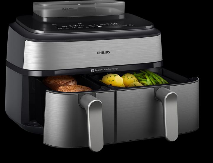 Image du produit Philips Steam Airfryer Dual Basket NA555/00