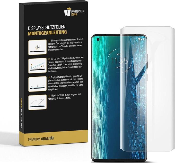 Produktbild Protectorking 6x Premium Displayschutzfolie 3D KLAR (6 Stück, Motorola Moto E Plus)