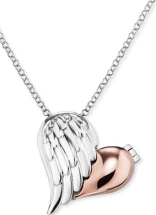 Immagine prodotto Engelsrufer Collana Cuore Ali Argento Rosé (Argento 925 rodiato, 44 cm)