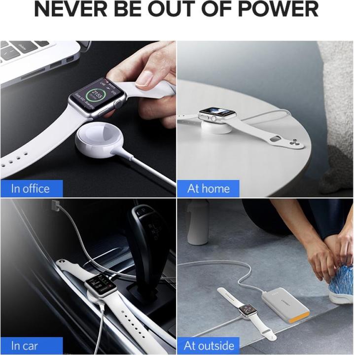 Actual product image Ugreen Wireless Charging for Apple Watch with USB-A (5 W)
