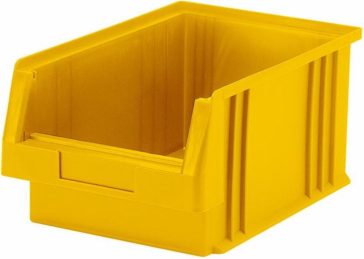LA-KA-PE Open fronted storage box PLK L330xW213xH150mm PP yellow