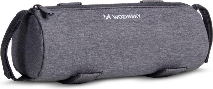 Wozinsky WBB37GRB Fahrradtasche mit Wärmeisolierung – Grau (0.70 l, Gepäckträgertasche)