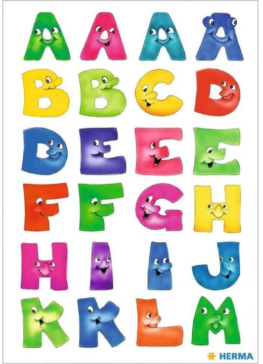 Actual product image HERMA Letter labels