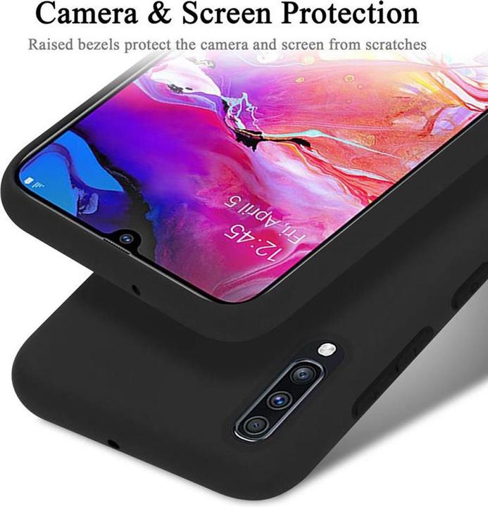 Actual product image Cadorabo TPU Liquid Silicone Case Cover (Samsung Galaxy A70S, Samsung Galaxy A70)