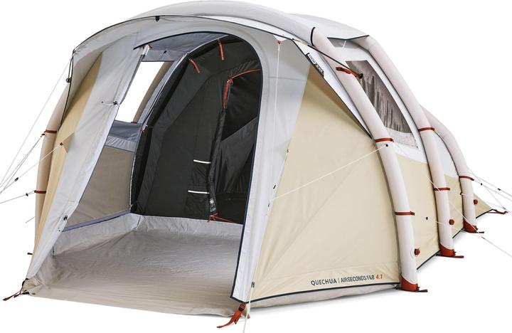 Quechua Air Seconds 4.1 (Aufblasbares Zelt, 15 kg, 4 Personen)