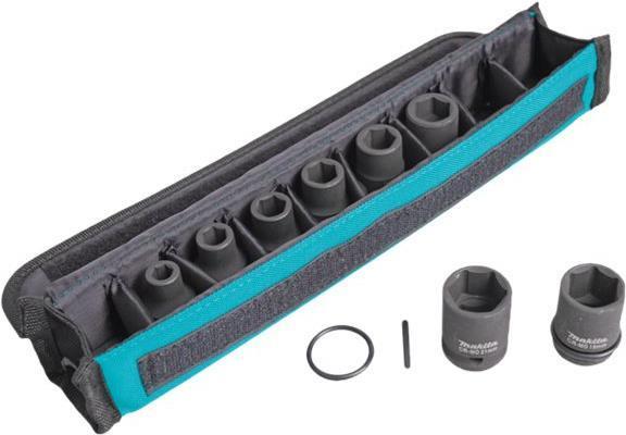 Produktbild Makita Steckschlüssel-Set (12 mm, 10  mm, 19 mm, 21 mm, 13 mm, 14 mm, 17 mm, 18 mm, 16 mm, 9 mm, 15 mm, 11 mm, 20 mm, 8 mm)