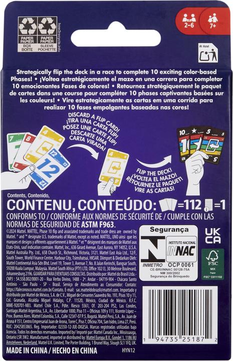 Produktbild Games Phase 10 Flip (Multilingual)