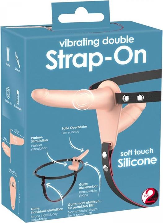 Image du produit You2Toys Double Strap-On vibrant