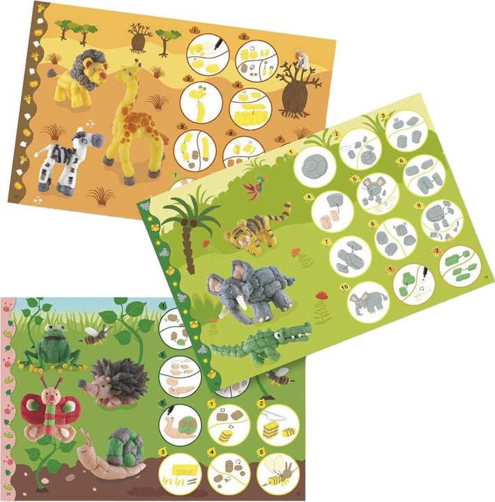 Immagine prodotto PlayMais Libro di cartamodelli - Animali