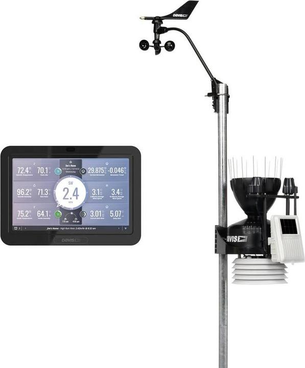 Image du produit Davis Vantage Pro 2 Plus 6262 UE Station météo radio vent pluie UV solaire