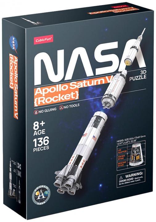Produktbild Cubicfun Apollo Saturn V Rocket (136 Teile)