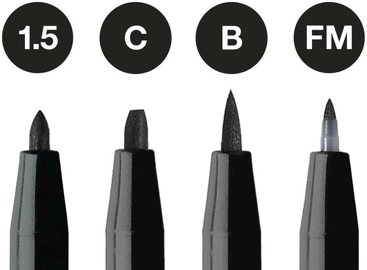 Immagine prodotto Faber-Castell Artista Pitt (Nero, 4 x)