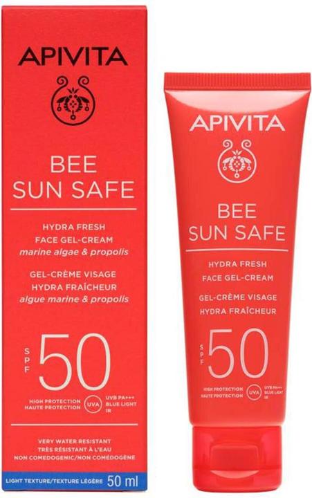 Actual product image Apivita Bee Sun Safe (Sun cream face, SPF 50, 50 ml)
