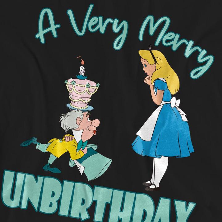 Immagine prodotto Alice In Wonderland Very Merry Unbirthday To Me Maglietta Adulto Unisex (XXL)