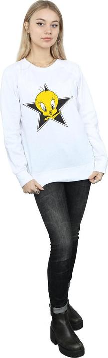 Actual product image Looney Tunes Womens/Ladies Tweety Pie Star Sweatshirt (M)